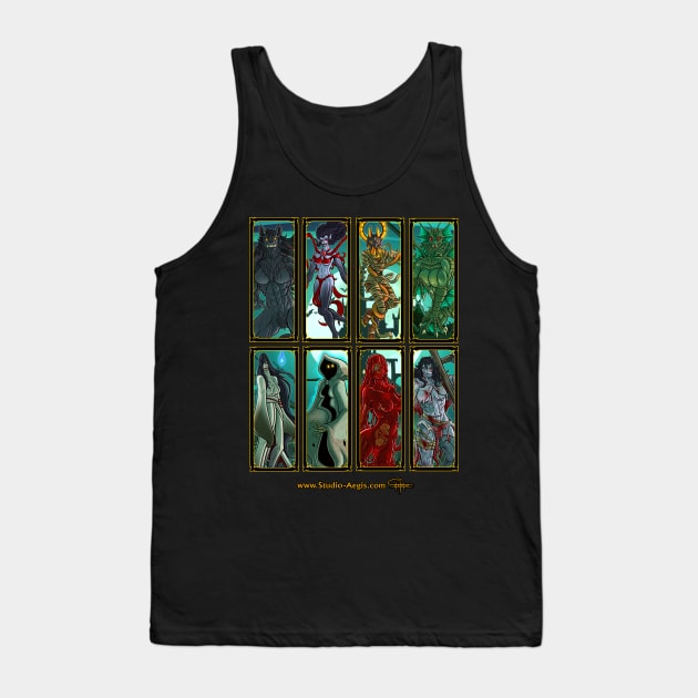 Ladies Of Halloween Tank Top by Ciel of Studio-Aegis